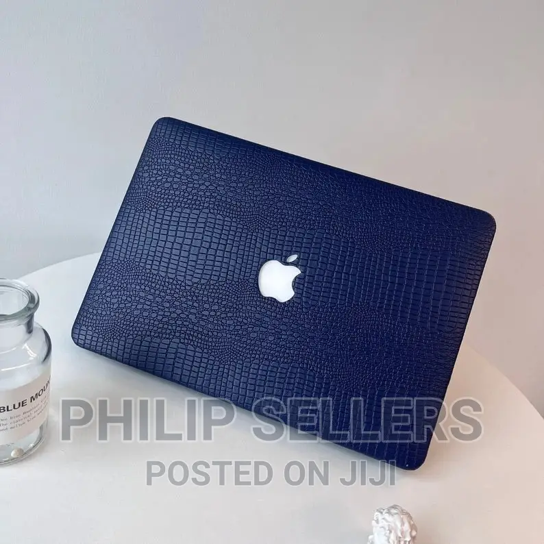 Denim Blue Crocodile Pattern Macbook Protective Hard Case La