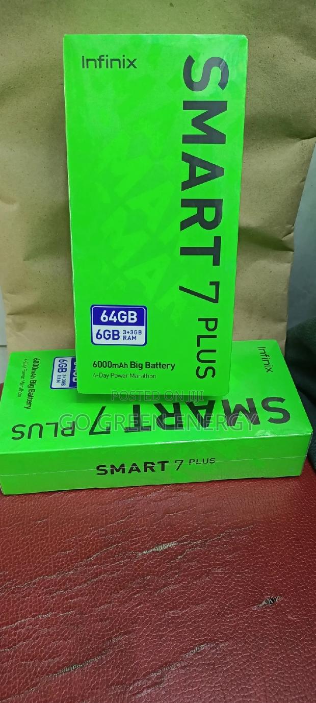 New Infinix Smart 7 Plus 64 GB Black - main view