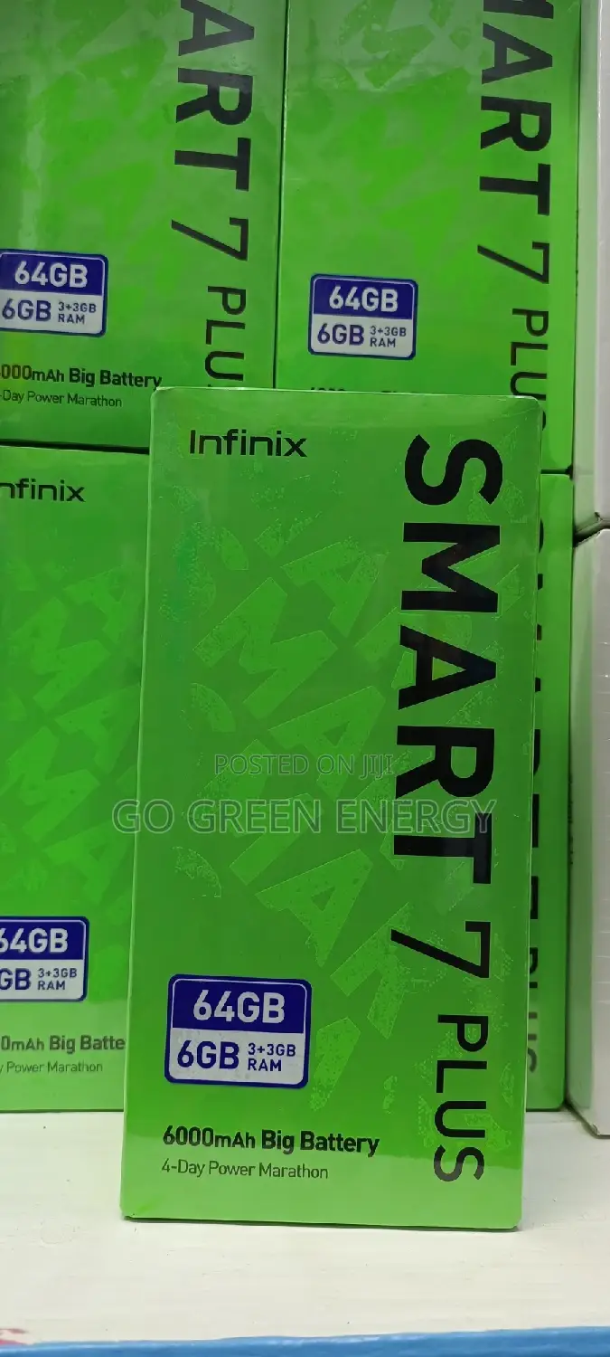New Infinix Smart 7 Plus 64 GB Black
