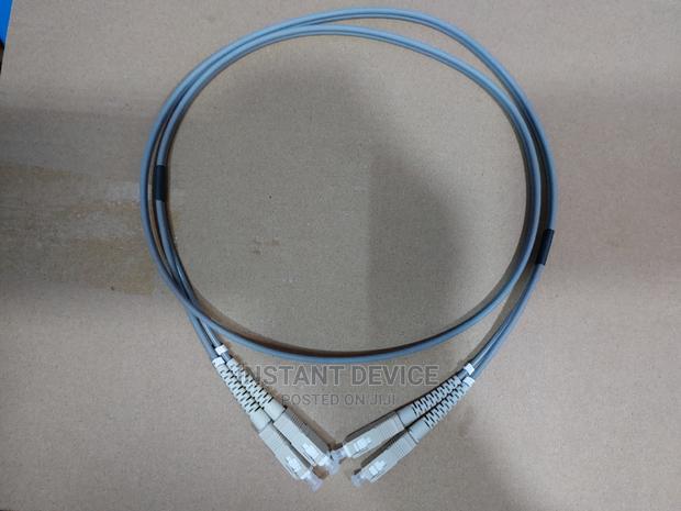 SC-SC Multimode OM2 Duplex Fiber Patch Cord 1M - thumbnail 2
