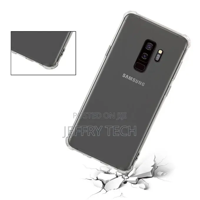 Shockproof TPU Protective Case for Galaxy S9 Plus (Transpare