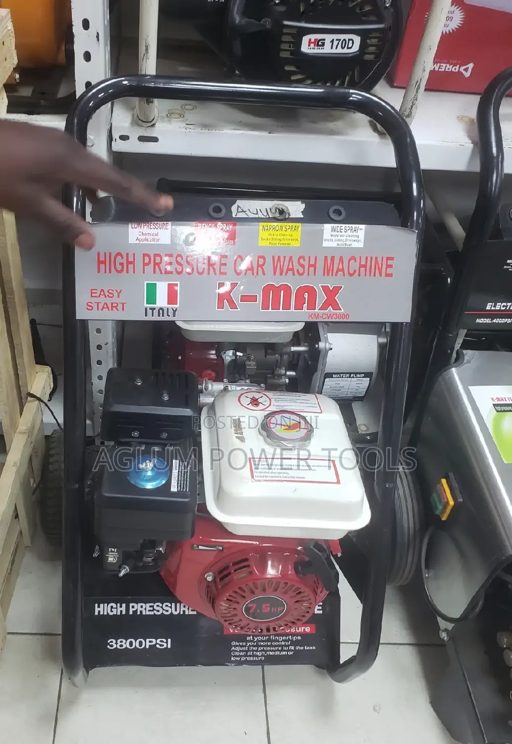 Car Wash Machine 3800PSI Petrol Powered