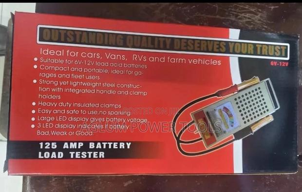 Battery Load Test 125 AMPS - main view