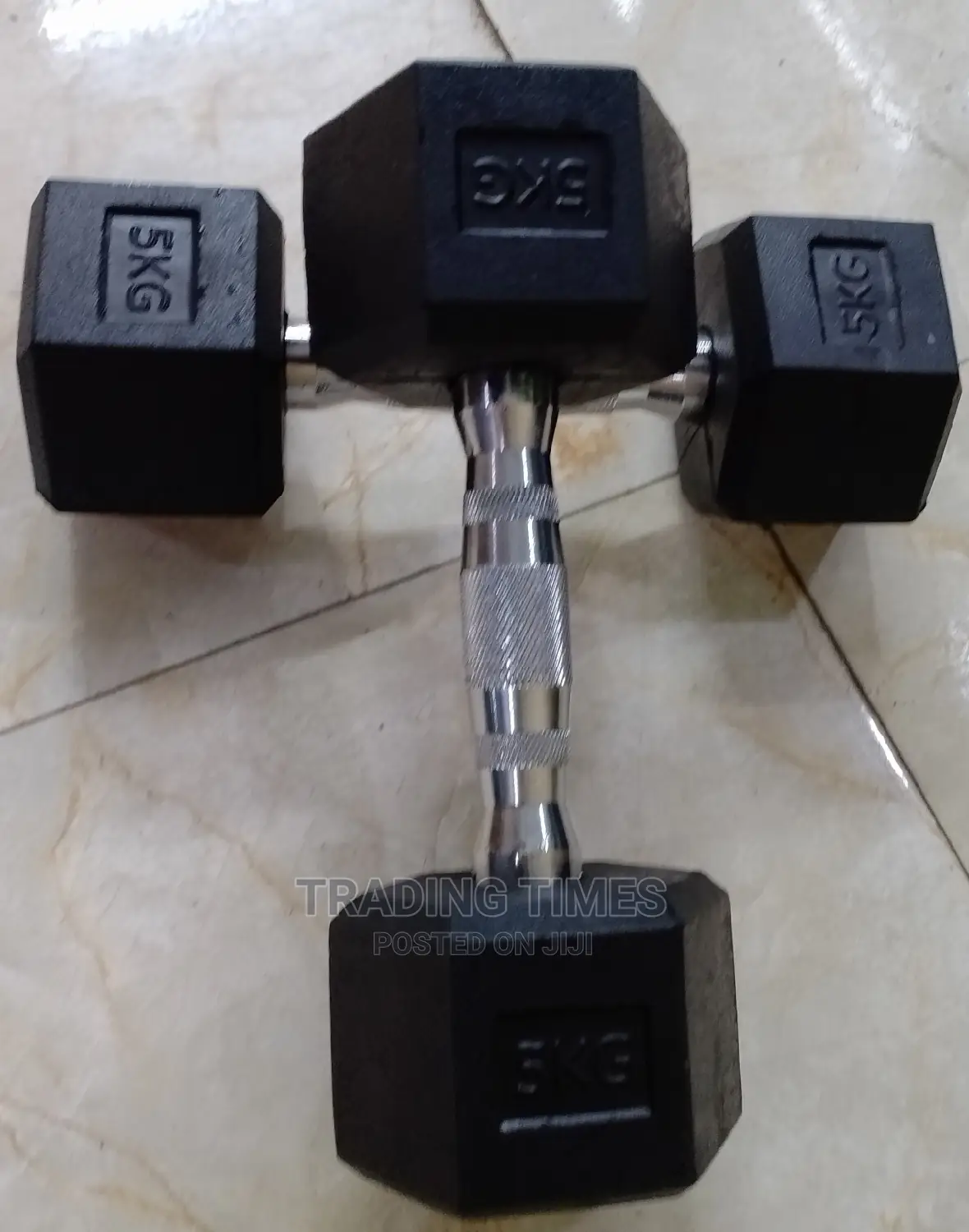 5 Kg Hexagonal Dumbells( Pair)