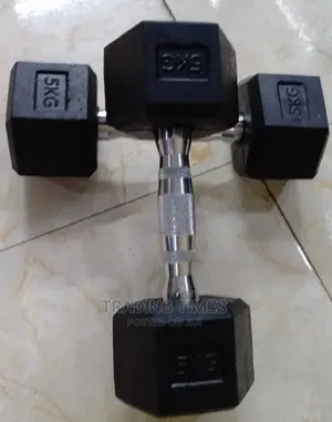 5 Kg Hexagonal Dumbells( Pair)