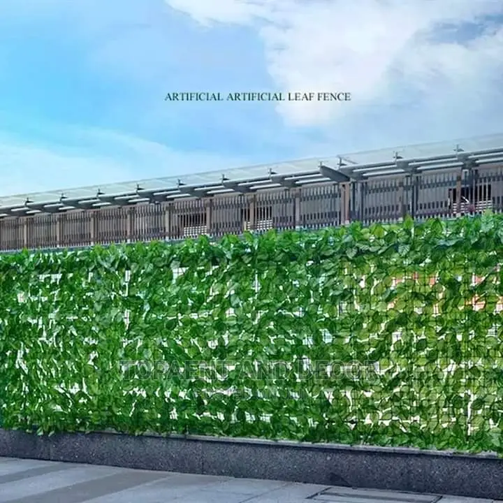 Artificial Leaf Privacy Fence