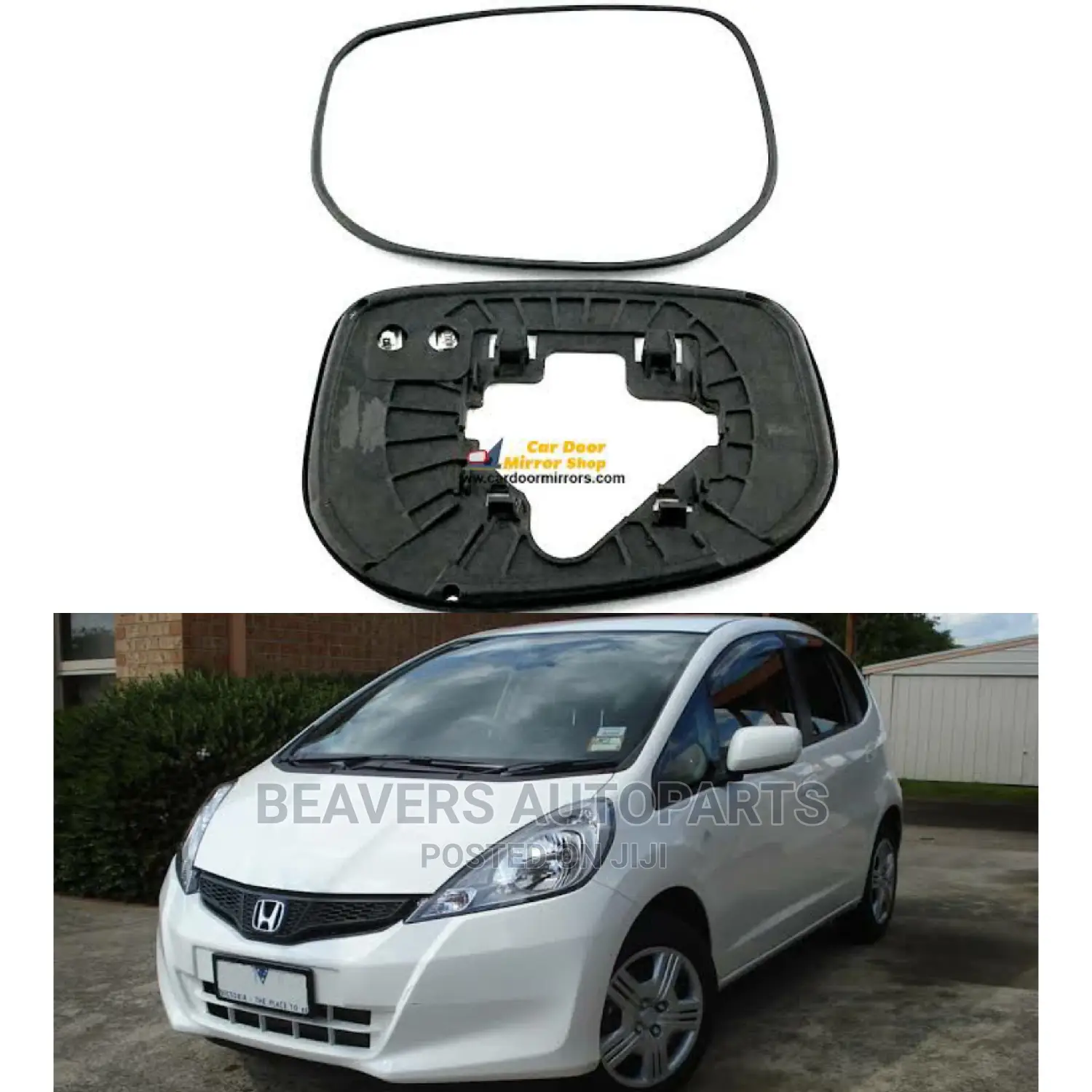 Honda Fit 2008-2012 Side Mirror Glass