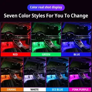 Fancy Car Ambience Interior Lights 6 Way