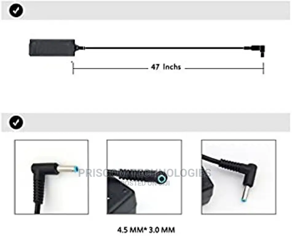 HP Notebook 248 G1, 248 G2, 248 G3,248 G4,248 G5, Charger