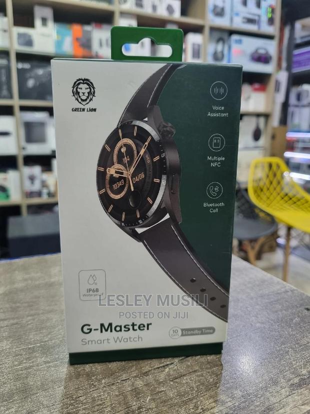 Green G- Master Smart Watch Black - main view