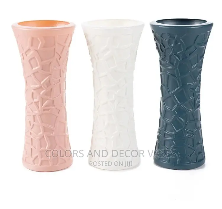 Hard Plastic Vases for Flowers.