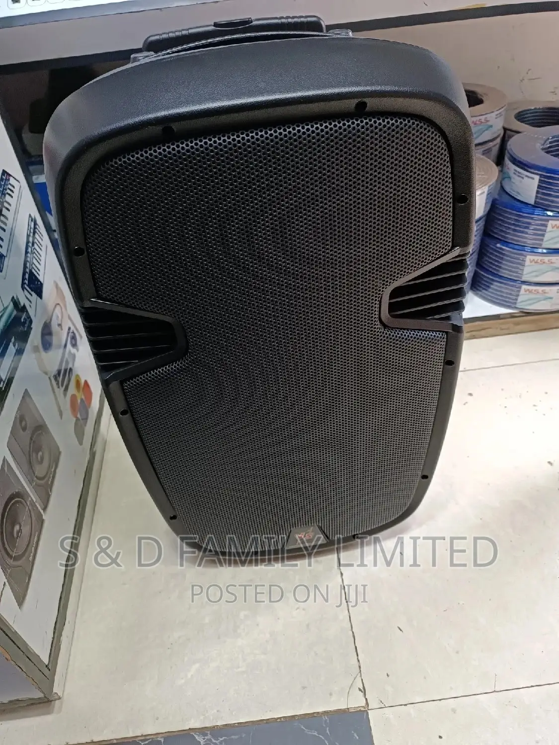 Portable Speaker 15 Inch With 2 Wireless Microphone