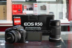 Canon Eos R50 Mirrorless Camera Plus 18-45mm 55-210mm Lens - main view