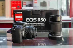 Canon Eos R50 With 18-45mm and 55-210mm Lenses