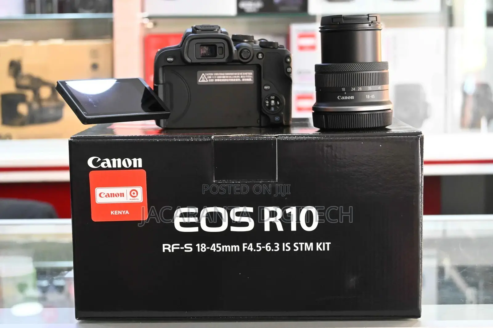 Canon Eos R10 Mirrorless Camera With 18-45mm Lens