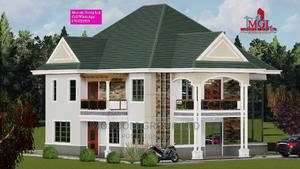 4 Bedroom Villa Plan on 50X100 Plot in Nairobi Central - Building