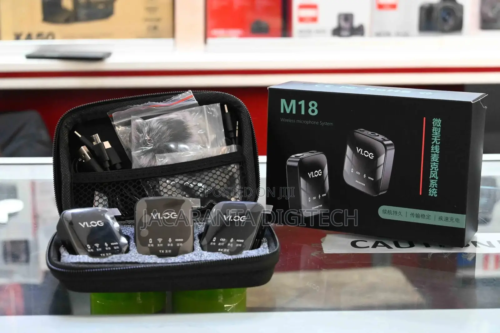 King Lucky M18 Dual Wireless Lavalier Mic Kit