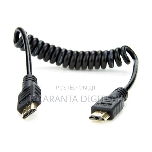 Full HDMI Coil HDMI Cable 1 Meter