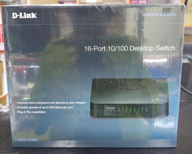 D-Link DES 1016A 16port 10/100 Desktop Switch - main view
