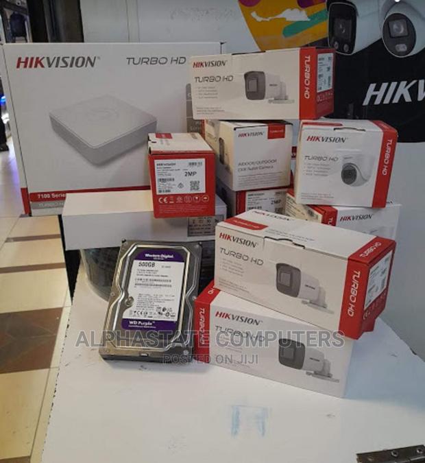 Hikvision 4 CCTV Camera Complete Kit-( With Night Vision +