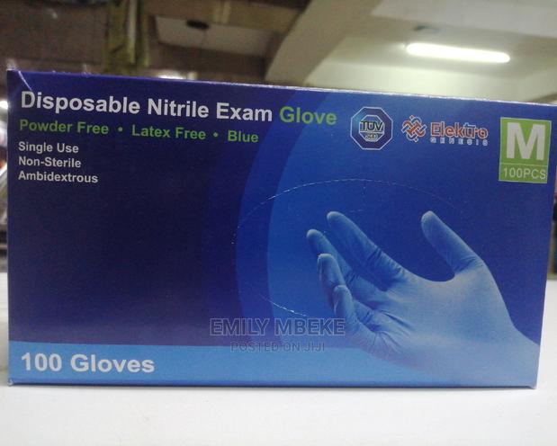 Disposable Nitrile Exam Gloves - main view