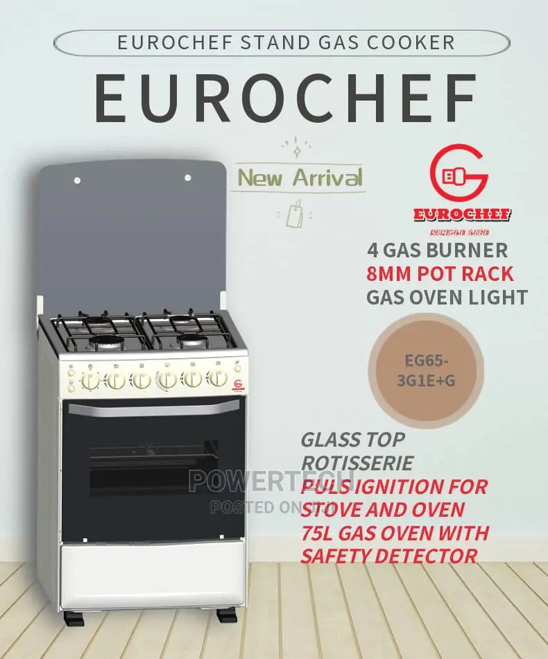 Eurochef Full Gas Standing Cooker -60 By65