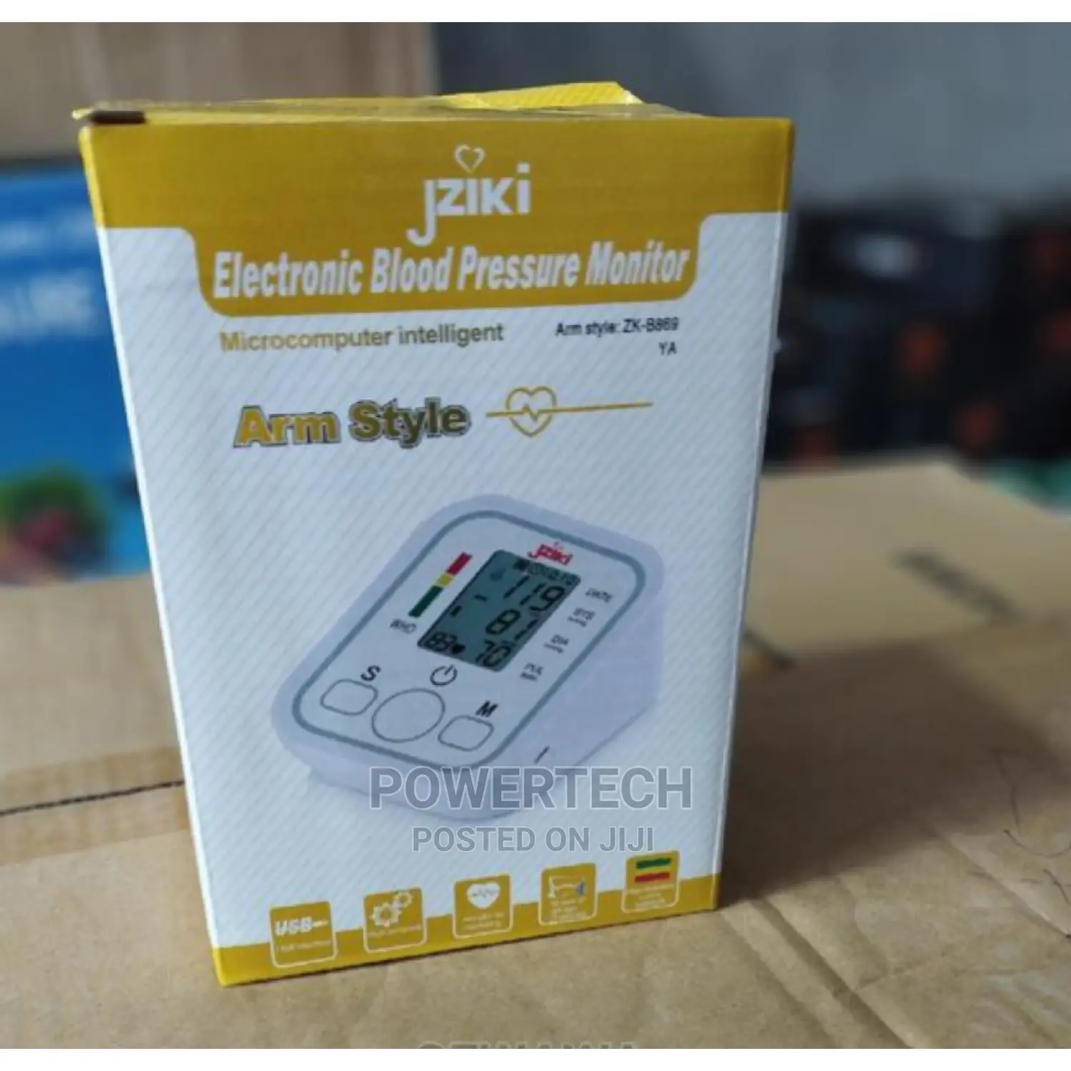 Electronics Blood Pressure Monitor Arm Style.