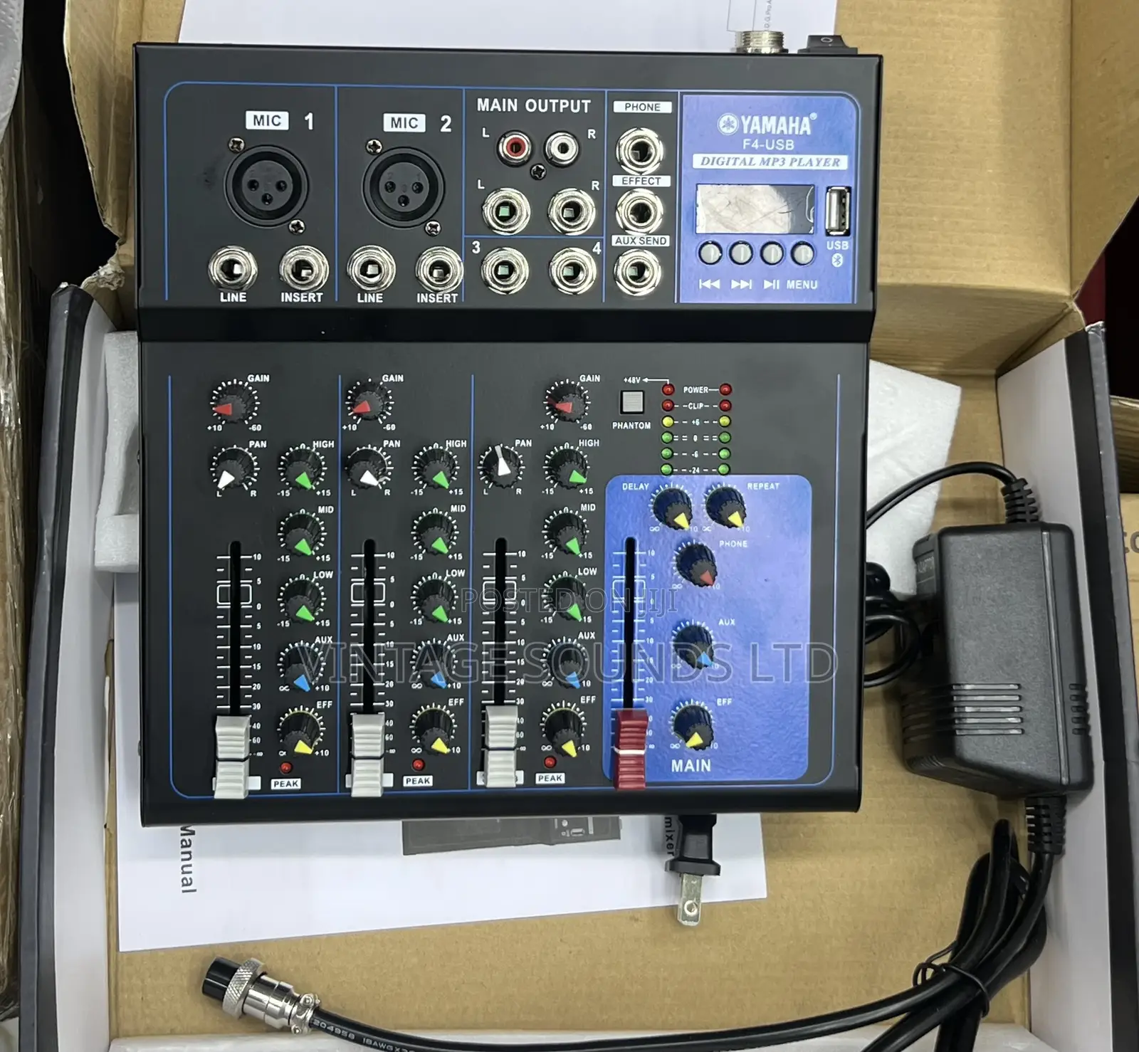 Yamaha F4-4channel Live Stage and Studio Mixer