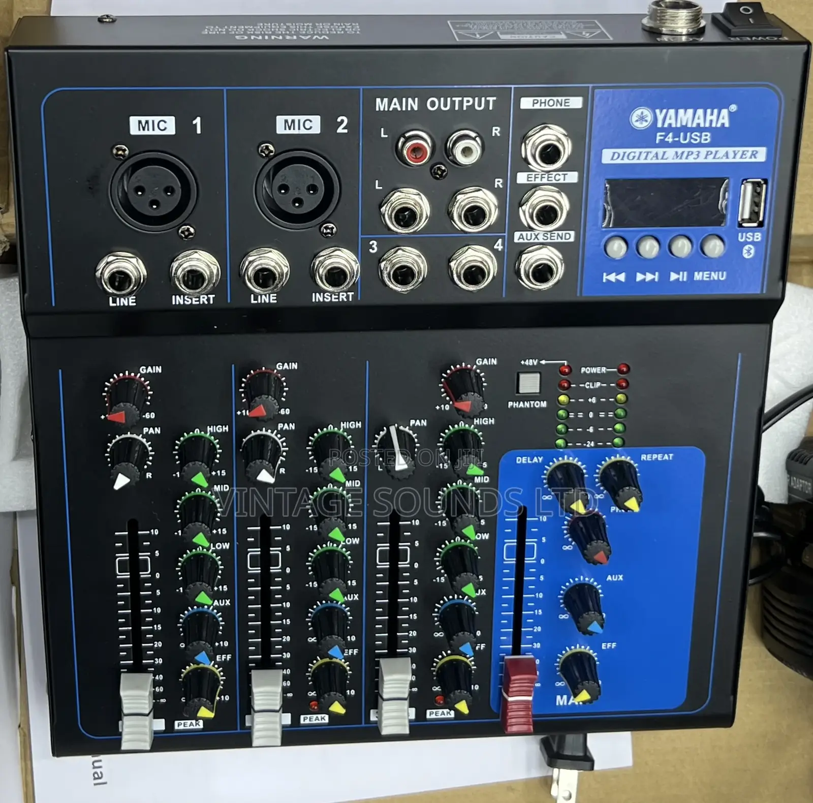 Yamaha F4-4channel Live Stage and Studio Mixer