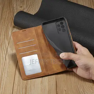 Samsung S23 S22 S21 Ultra Plus A53 A13 A23 73 Case Leather