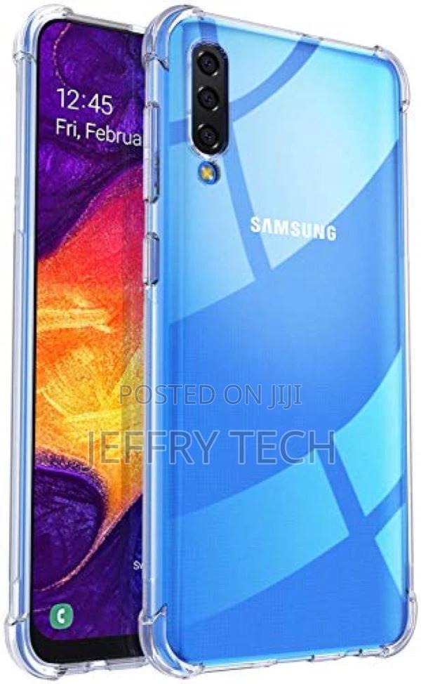 Samsung Galaxy A50 Soft Bumper Transparent Silicon Shockpro - thumbnail 2