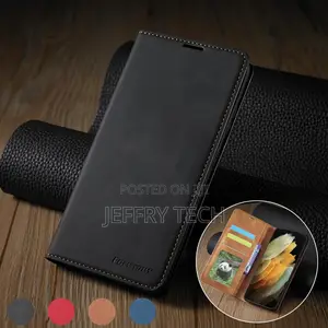 Magnetic Wallet Flip Leather Case for Samsung Galaxy S23 Ult