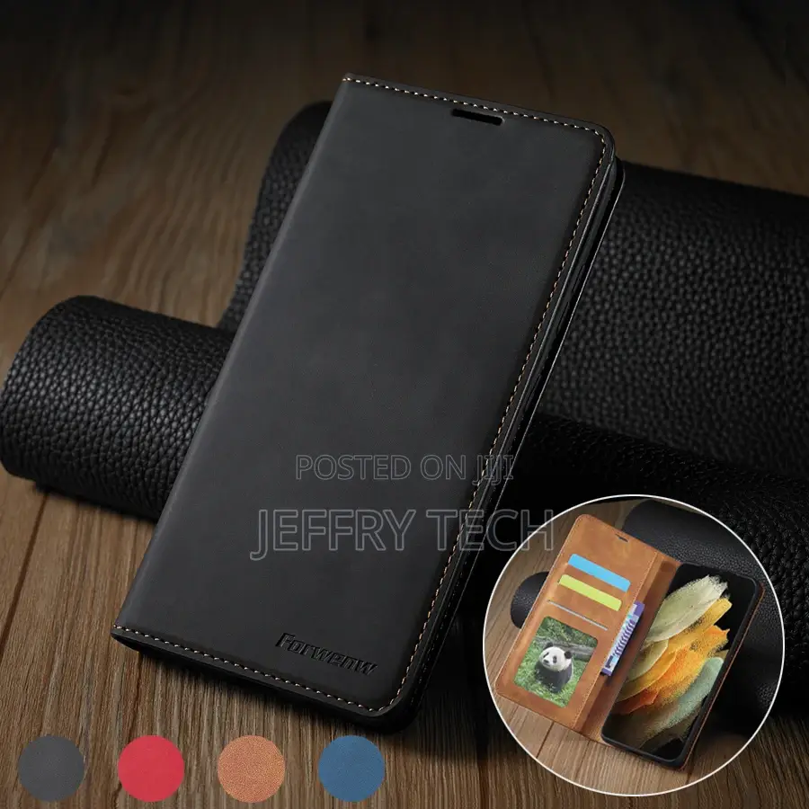 Magnetic Wallet Flip Leather Case for Samsung Galaxy S23 Ult