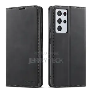 Magnetic Wallet Flip Leather Case for Samsung Galaxy S23 Ult