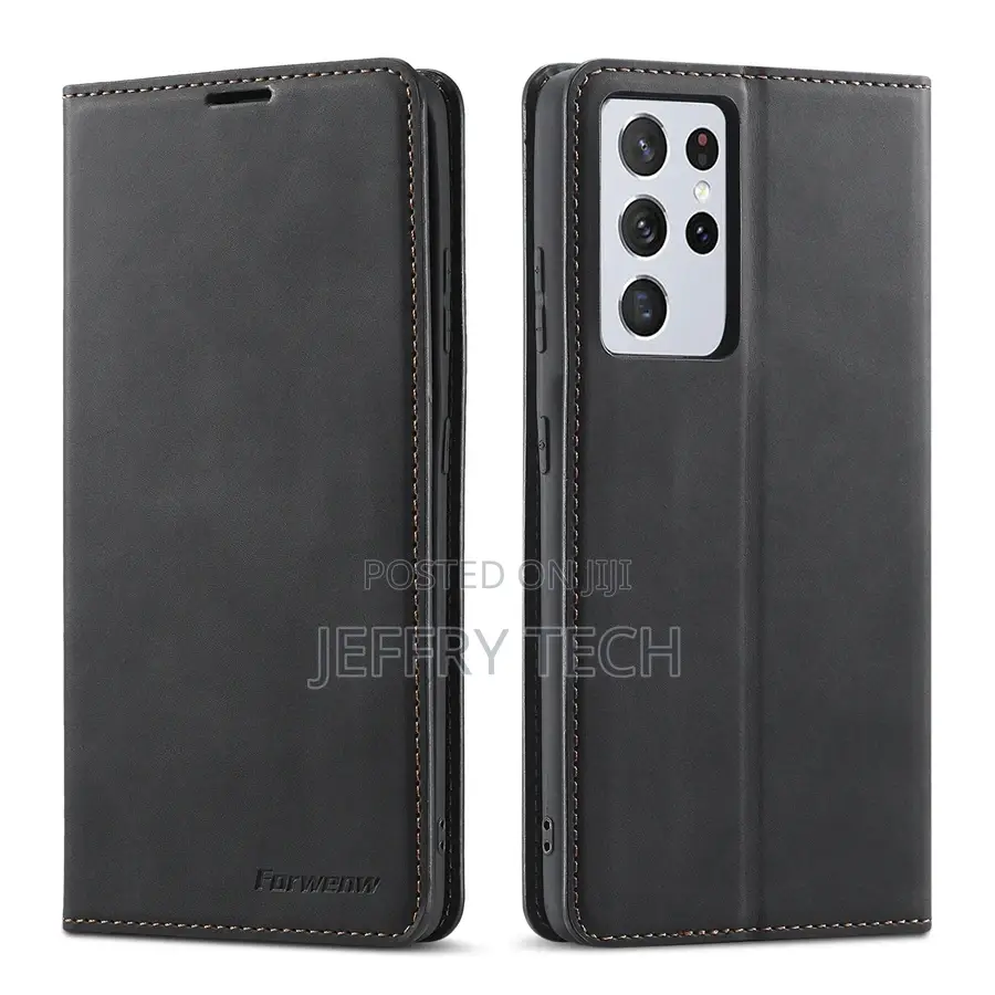 Magnetic Wallet Flip Leather Case for Samsung Galaxy S23 Ult