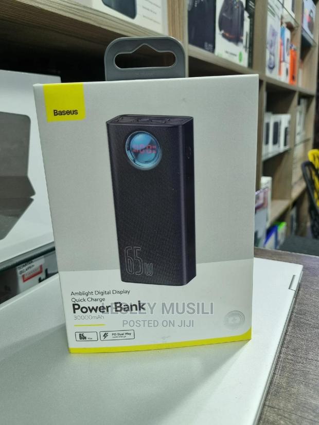 Baseus Amblight Digital Display Quick Charge Powerbank 30000 - thumbnail 2