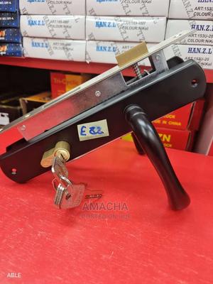 Black E88 Door Lock - main view