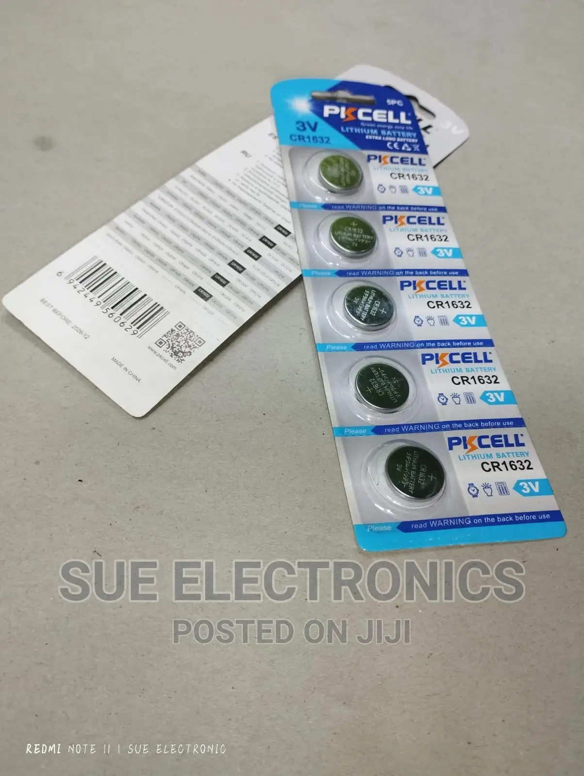 Cr1632 3v Lithium Coin Cell Battery