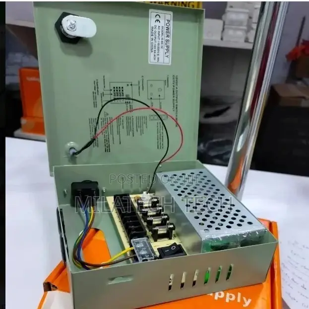 New CCTV Power Supply 12 v 10amps Closed