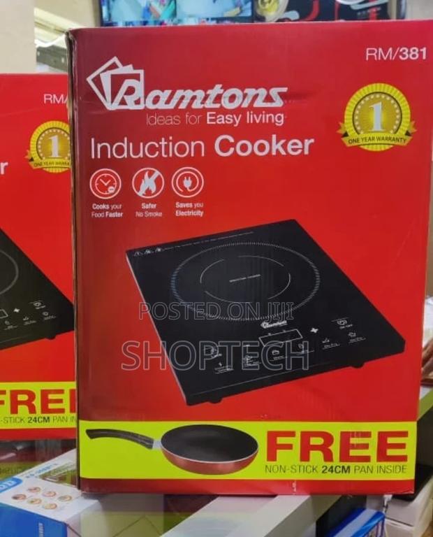 Ramtons Induction Cooker With Pan - main view
