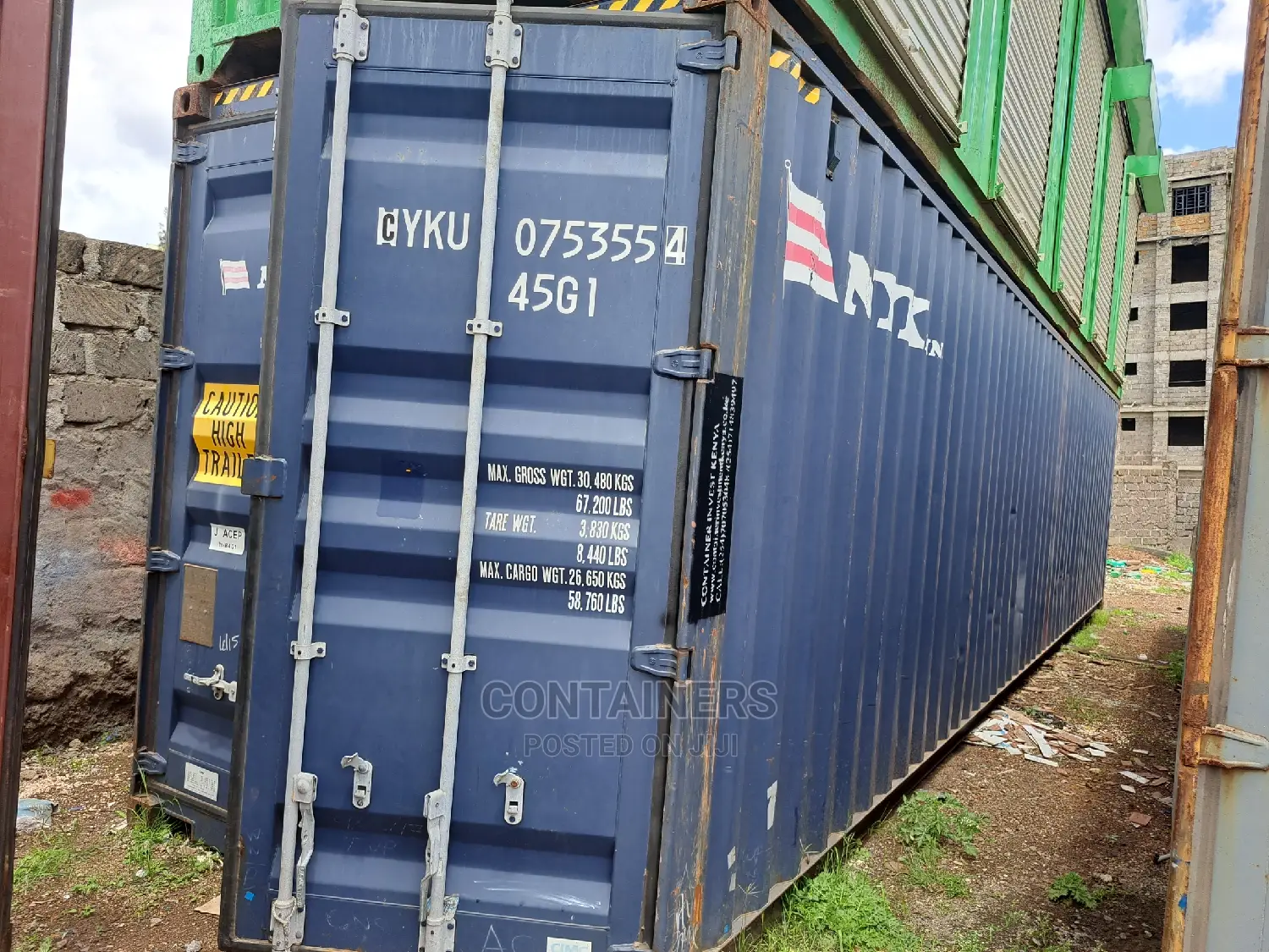 40ft Containers in Nairobi. Delivering Countrywide at a Cost