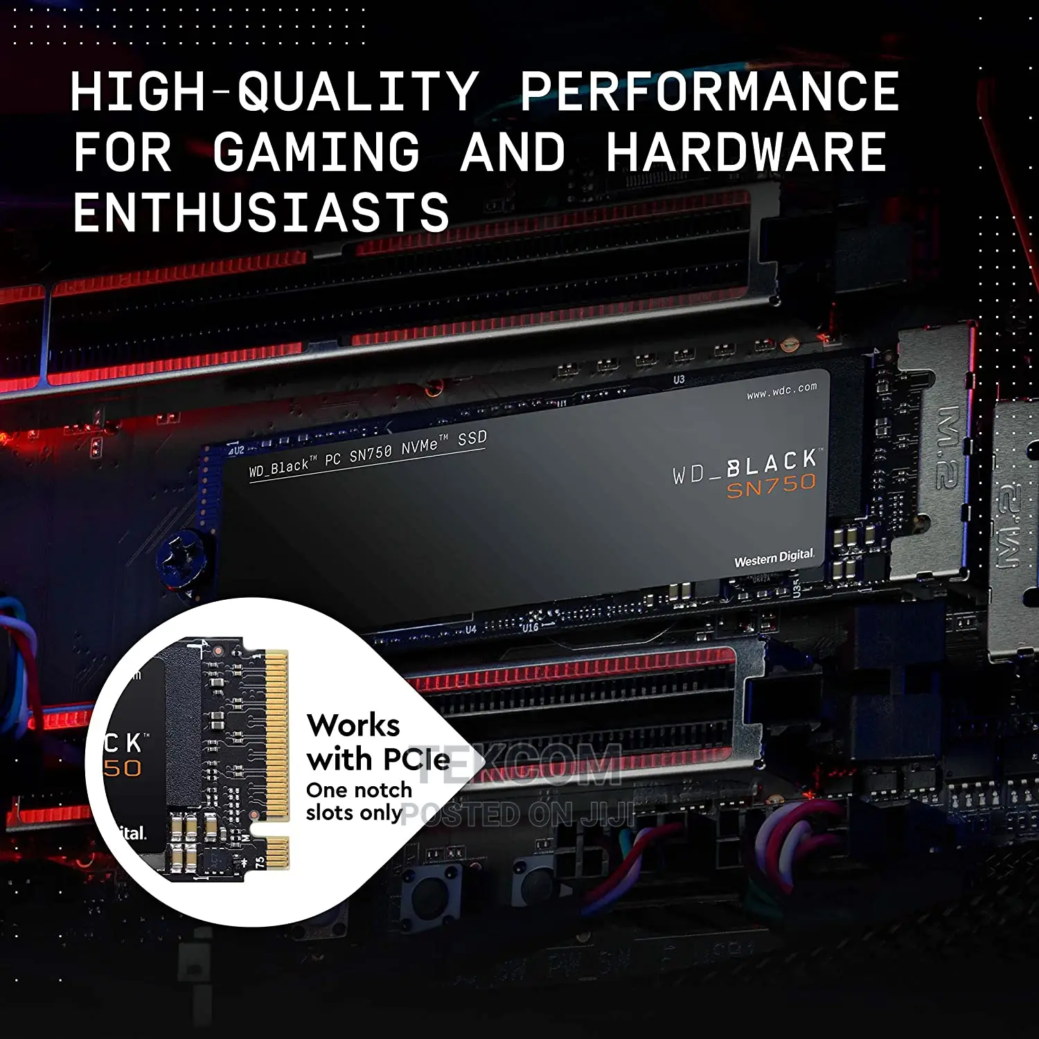 Western Digital WDS100T3X0C 1TB Pcie Gaming Solid State Driv