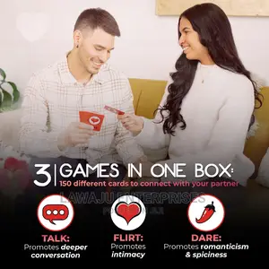 3in1 Couple Game - Talk Flirt Dare