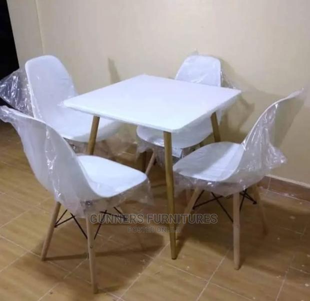 Eames Table and Chairs.