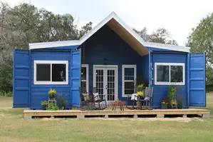 Container Fabrication Into Home