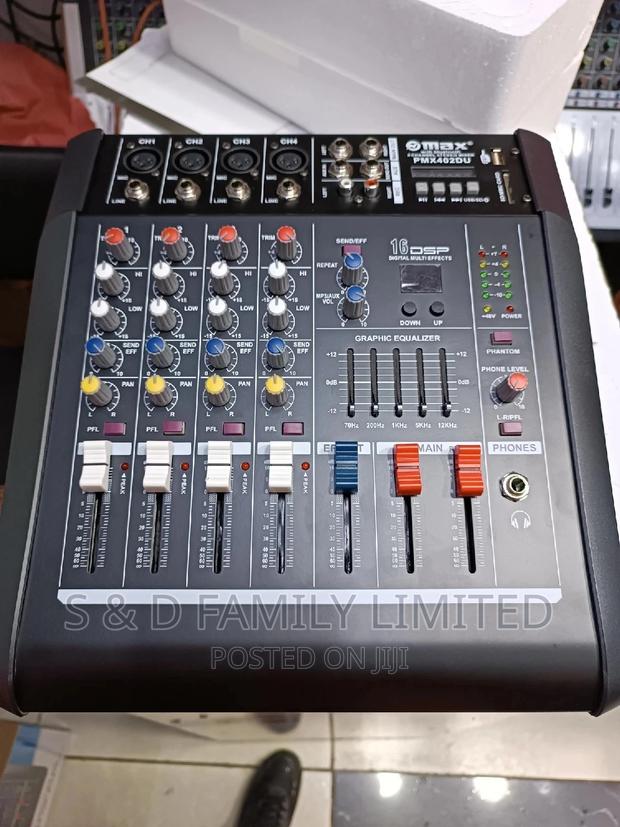 Max 4 Channels Powered Mixer PMX 404 - thumbnail 2