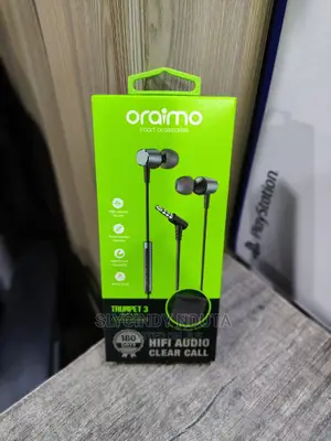 Oraimo Oep-E40 Trumpet 3 Hifi Audio in Earphones With Mic