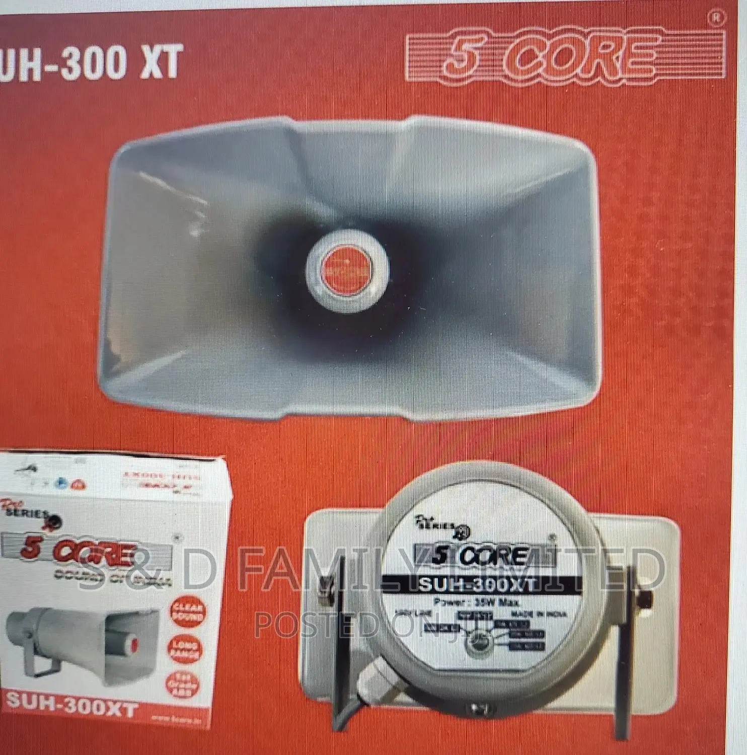 5 Core Horn Speaker SUH-300XT