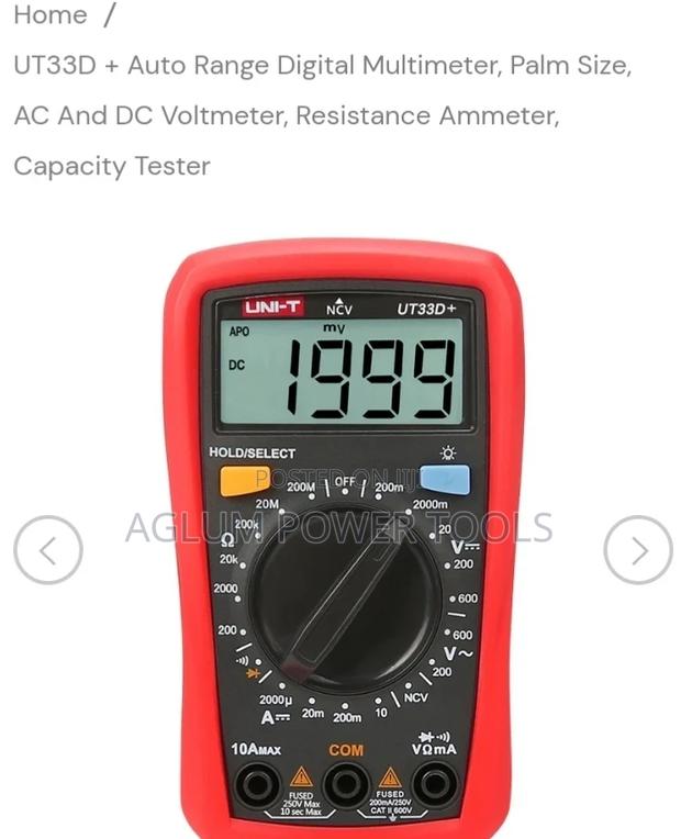 Digital Multimeter 33D+ - main view