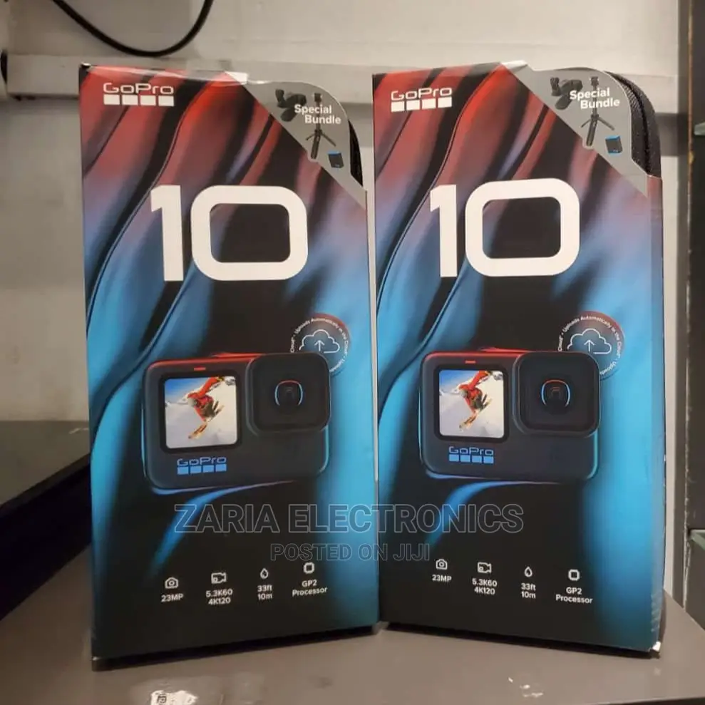 Gopro Hero 10 Special Bundle With Extra Battery And Stand